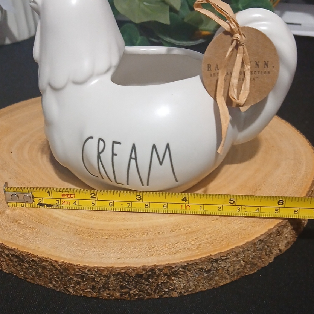 Rae Dunn Cream Chicken Pourer NWT - Picture 8 of 8